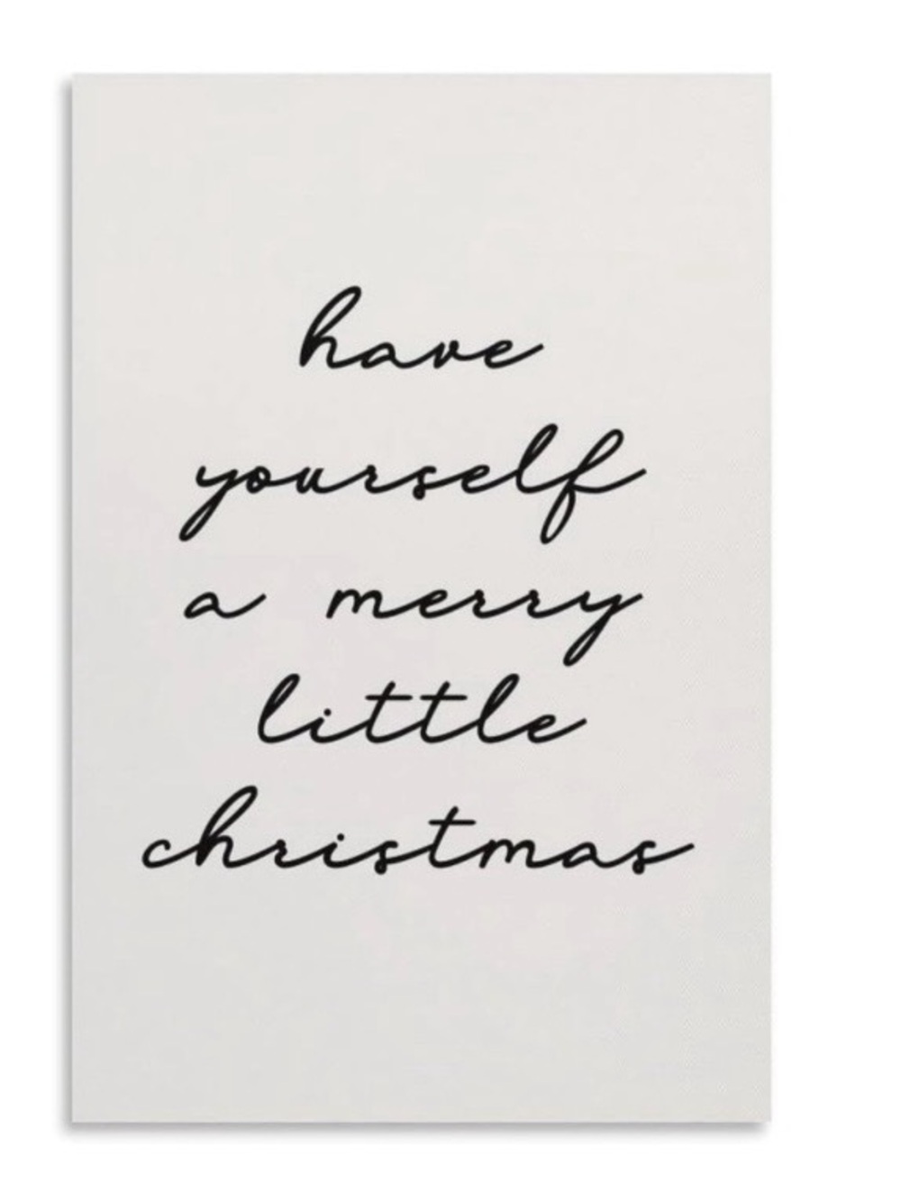 Christmas Canvas - have yourself a merry little Christmas NWOT